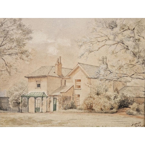 810 - F. Holl (19th century)
 Watercolour
 