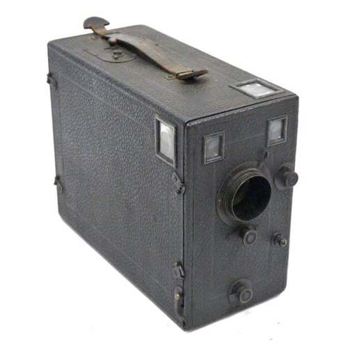 238 - Rolleicord box camera in leather carrying case, a Brownie Reflex 20 camera in fibre case, a Westonma... 