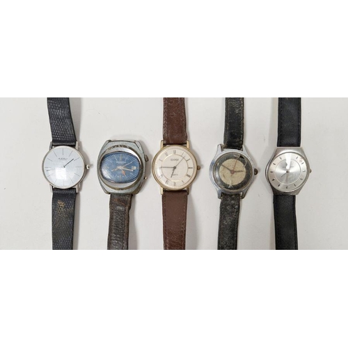 509 - Collection of vintage gentleman's wristwatches to include a Memostar alarm, Ole Mathiesen, Sekonda e... 