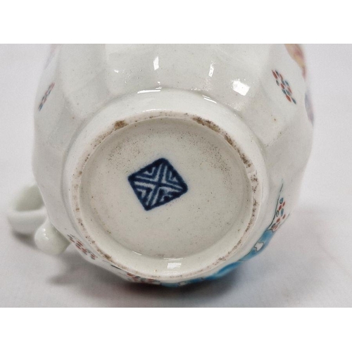 62 - Worcester kakiemon Sir Joshua Reynolds pattern fluted coffee-cup, circa 1770, blue fret seal mark, p... 