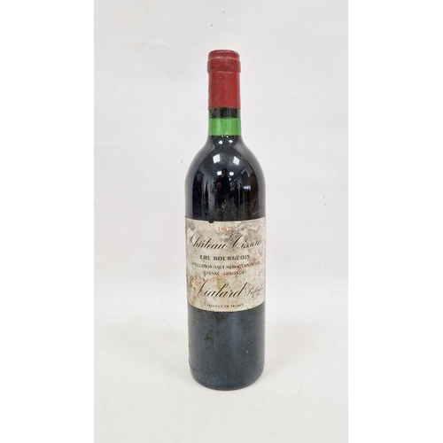 258 - 1982 Chateau Cissac Bordeaux.  Level: high neck