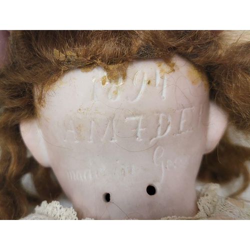 Large Armand Marseille (German) bisque head doll, early 20th