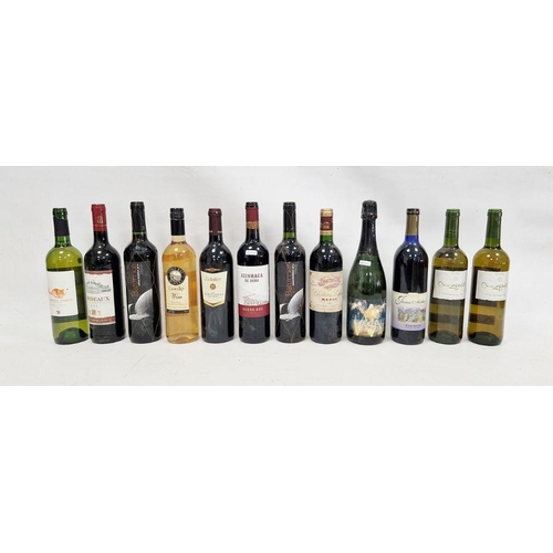 246 - Twelve bottles of assorted wine including two Baturrica Gran Reserva 2010 Tarragona, Chateau Lafon 1... 