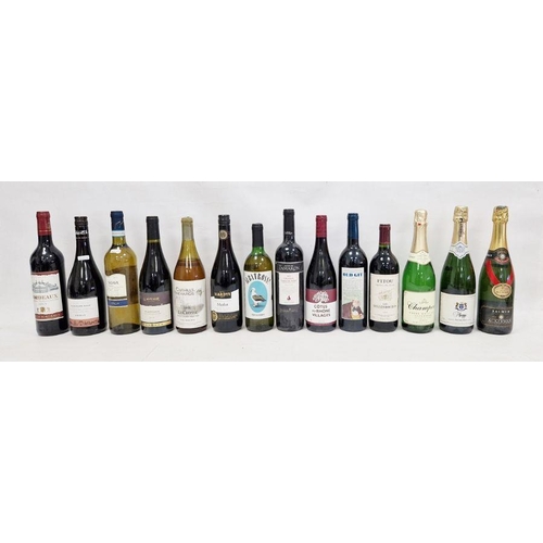 248 - 14 assorted bottles of wine including 2014 L'Avenir Pinotage, Hardy's Merlot, Les Belles Roches 2000... 