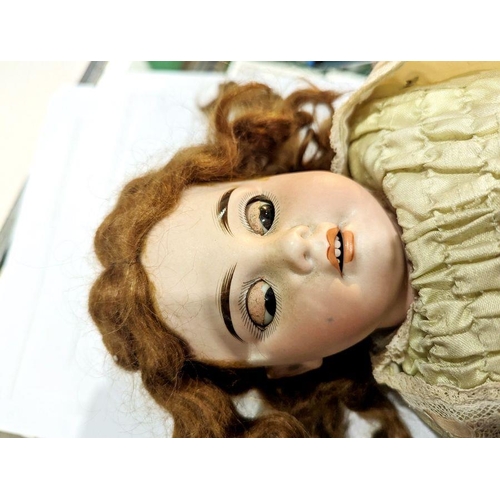 Large Armand Marseille (German) bisque head doll, early 20th