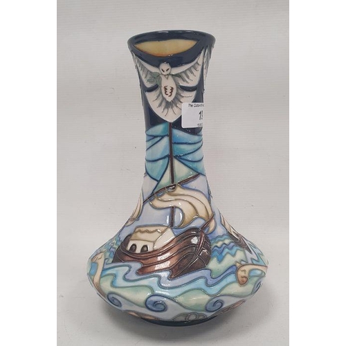 19 - Moorcroft bottle-shaped flower vase in the 'Winds of Change' pattern, designed by Rachel Bishop, cir... 