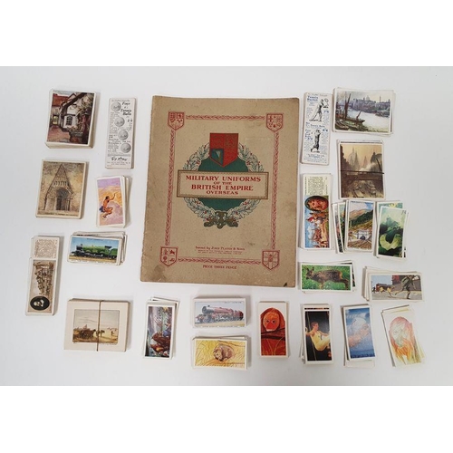 218 - Quantity cigarette cards, some in albums