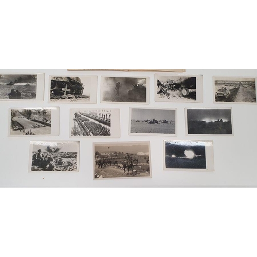 220A - Quantity of official WWII photographs passed by the Publicity Censor, from desert campaigns showing ... 