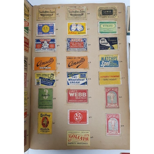 227 - Quantity Matchbox covers, old cigarette packets and Three Dot Kings tobacco tin