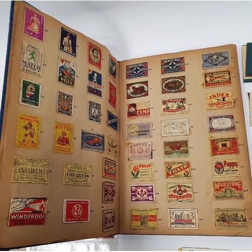 227 - Quantity Matchbox covers, old cigarette packets and Three Dot Kings tobacco tin