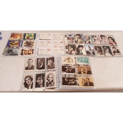 266 - Loose leaf folders of film stars and film related 