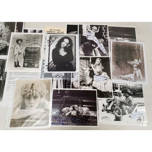 270a - Quantity of signed photographs of Our Gang, Jean Darling and 