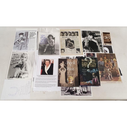 270b - Quantity of signed photographs of Our Gang, Jean Darling and 