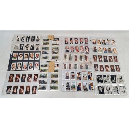 281 - Quantity film related and other cigarette cards, cartes-de-visite and similar ephemera