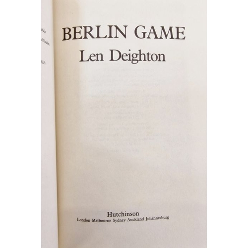 25 - Deighton, Len 
 Triology, Game, Set and Match
 