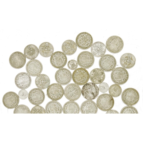 172 - Quantity of coinage including a large collection of George V crowns, florins, assorted 20th century ... 