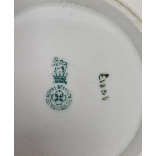 31 - Group of Royal Doulton Dickens ware, circa 1900, printed marks, variously printed with Dickensian ch... 