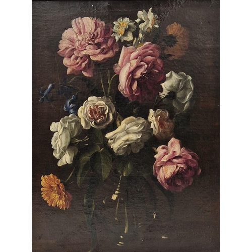 389 - Neapolitan school (18th century)  

Set of four oils on canvas  Flower sprays, 41cm x 30.5cm