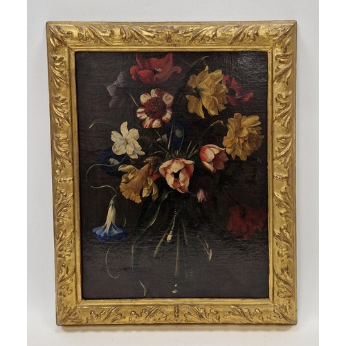 389 - Neapolitan school (18th century)  

Set of four oils on canvas  Flower sprays, 41cm x 30.5cm