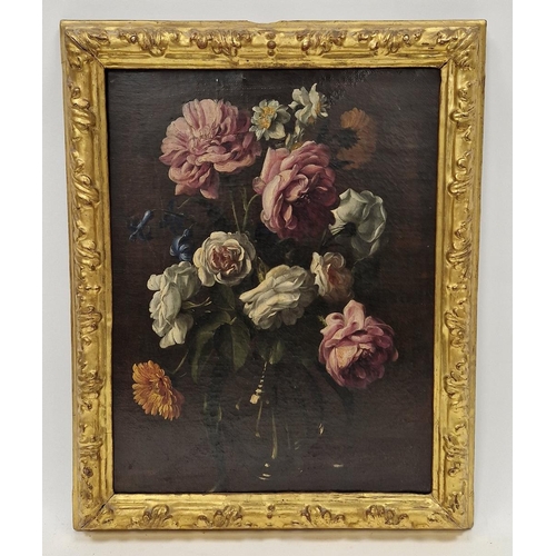 389 - Neapolitan school (18th century)  

Set of four oils on canvas  Flower sprays, 41cm x 30.5cm