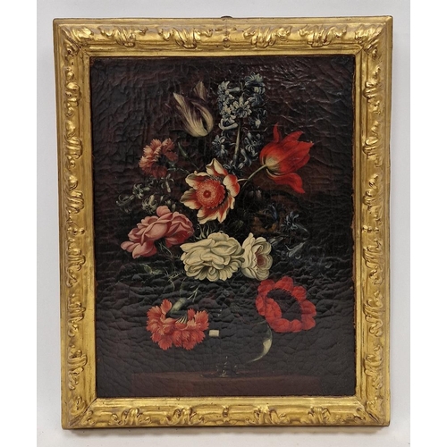 389 - Neapolitan school (18th century)  

Set of four oils on canvas  Flower sprays, 41cm x 30.5cm