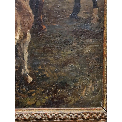 396 - Alfred James Munnings, P.R.A., R.W.S. (1878-1959)
 Barnet Fair
 Oil on canvas, signed and dated A.J.... 