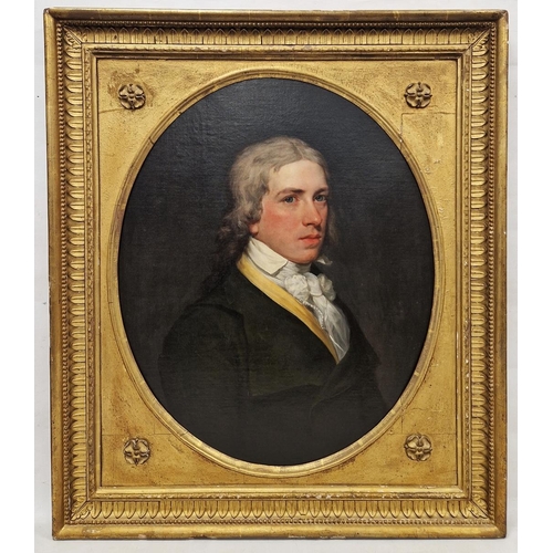 406 - Attributed to Hugh Douglas Hamilton (c.1739-1808)
 Oil on canvas
 Portrait of John Wolfe, 2nd Viscou... 