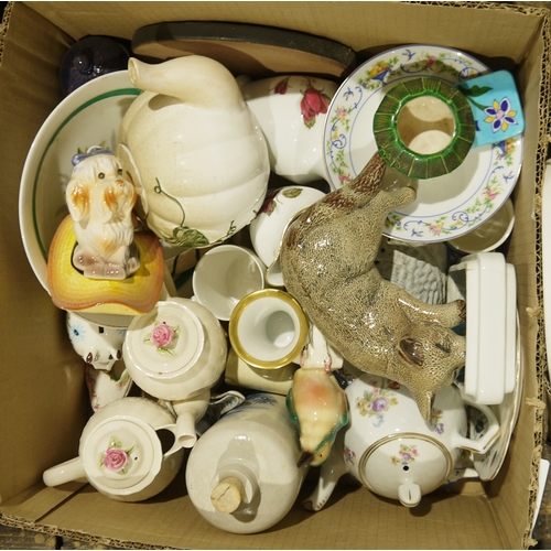 431 - Large quantity of assorted ceramics and glassware to include Edwardian and Victorian plates, assorte... 