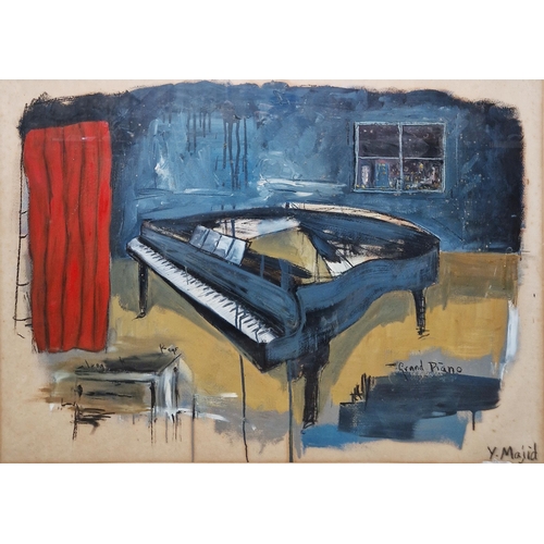 17 - Yusof Majid (Malaysia, 1970)
  Mixed media on paper
 'Grand Piano', signed lower right, framed and g... 