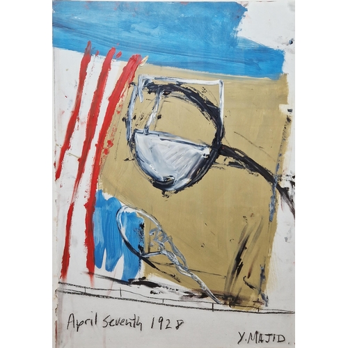 2 - Yusof Majid (Malaysia, 1970) 

Mixed media on paper, 
 'April Seventh 1928', titled lower left, sign... 