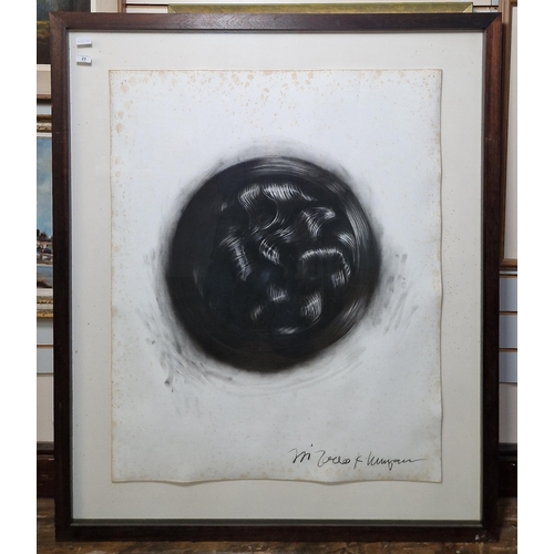 23 - Jalaini Abu Hassan (Malaysia),
 Charcoal on paper
 Working Drawing II, 'Cinta Bioformik', framed and... 