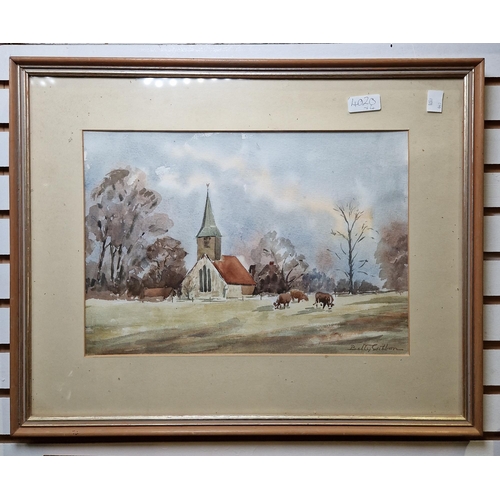 336 - L G Tickell (20th century)
 Oil on card
 