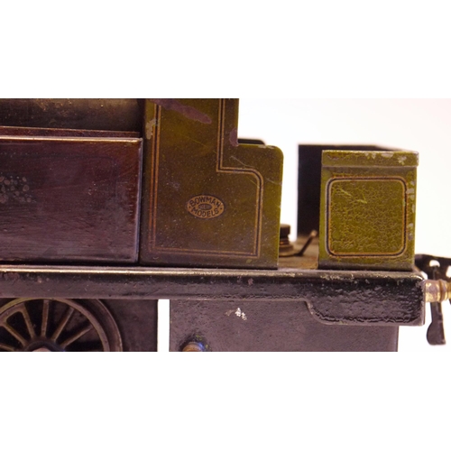 389 - Bowman Models 0 gauge 0-4-0 LNER 265 steam locomotive in green livery (possibly repainted)