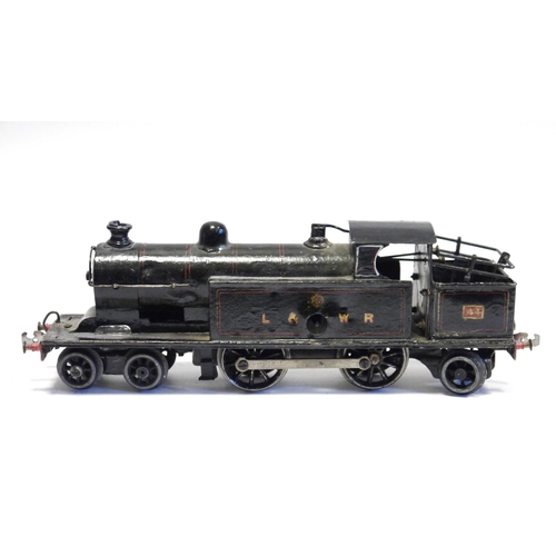 392 - Bing for Bassett Lowke clockwork Precursor tank locomotive 4-4-2 No. 44 painted in LNWR lined black ... 