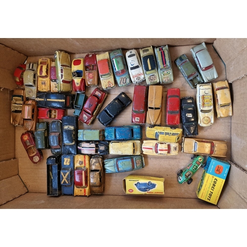 503 - Large quantity of playworn mainly Corgi and Dinky diecast model cars to include Dinky Toys 230 Talbo... 