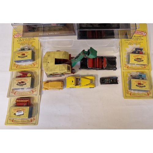 520 - LOT WITHDRAWN
 Large quantity of playworn dicast models to include Majorette Chevy Bel Air 57, Welly... 