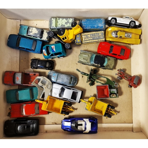 530 - Quantity of playworn Matchbox diecast model cars to include 