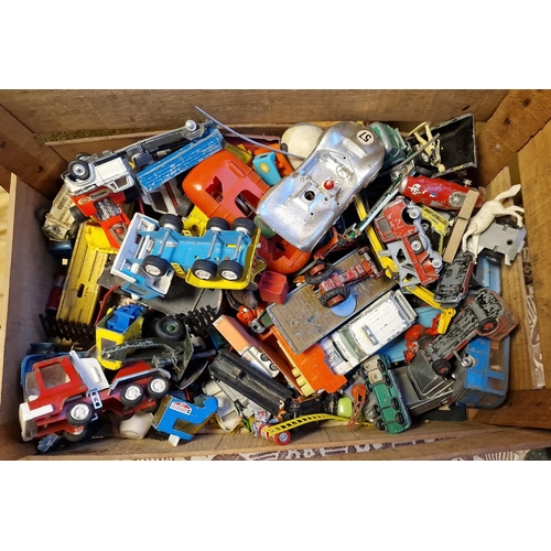 533 - Quantity of playworn diecast models to include Dinky Toys 285 Merryweather Marquis fire tender, Dink... 