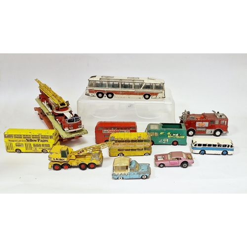 534 - Quantity of playworn diecast models to include Dinky Supertoys 952 Vega Major luxury coach, Dinky To... 