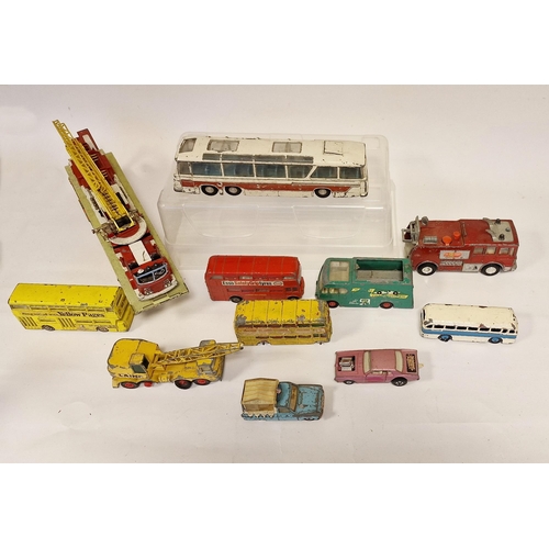 534 - Quantity of playworn diecast models to include Dinky Supertoys 952 Vega Major luxury coach, Dinky To... 