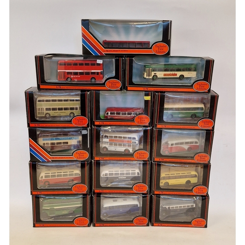 480 - Fifteen boxed 1:76 scale Exclusive First Editions diecast model buses to include 20802 Bristol Windo... 