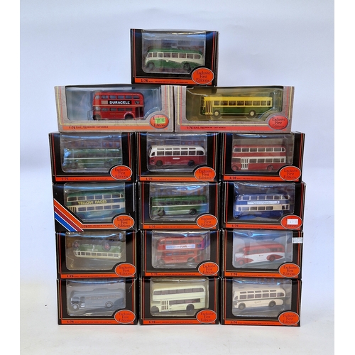 481 - Fifteen boxed 1:76 scale Exclusive First Editions diecast model buses to include 30201 Routemaster P... 