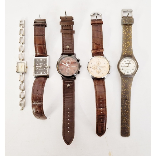 465A - Assortment of five wristwatches to include a gent's Sekonda Chronograph, a Superdry, a Lorus, etc (5... 