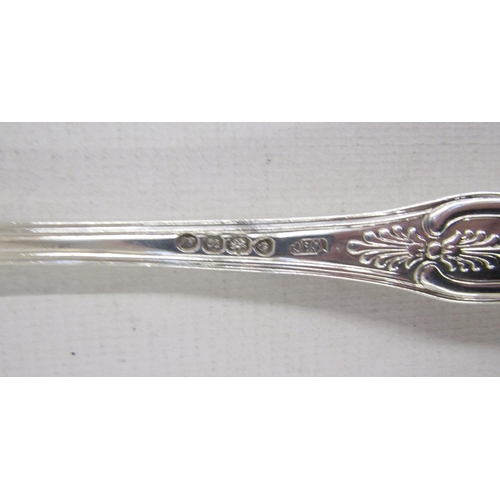 66 - William IV silver stilton scoop, kings pattern, hallmarked London 1833, by William Chawner II, appro... 