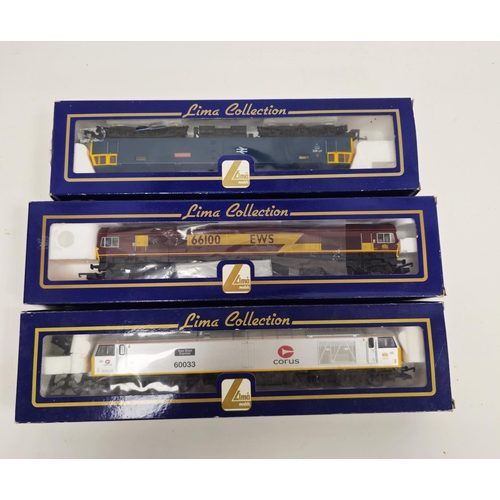 205 - Three boxed Lima Collection 00 gauge model railway trainset locomotive engines to include L204666* D... 