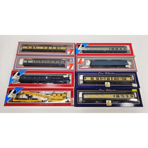 213 - Eight boxed Lima Models 00 gauge carriages to include No.305313A7 Mark Coach W24624, No.305322A7 Res... 