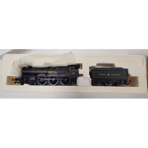 236 - Two Hornby 00 gauge boxed locomotives and tenders to include R2199 GWR 4-6-0 Castle class locomotive... 