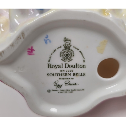 29 - Collection of Royal Doulton figures of ladies of other similar, including 'Southern Belle' HN2229, '... 