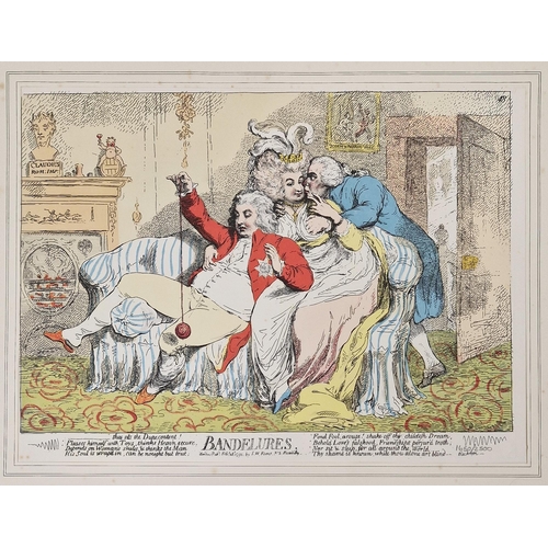 357 - A folio of 20th century limited edition coloured prints after James Gilray (1756-1815), comprising: ... 