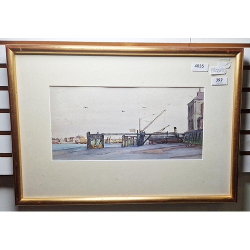 392 - Douglas Ion Smart (1879-1970)
 Watercolor drawing
 